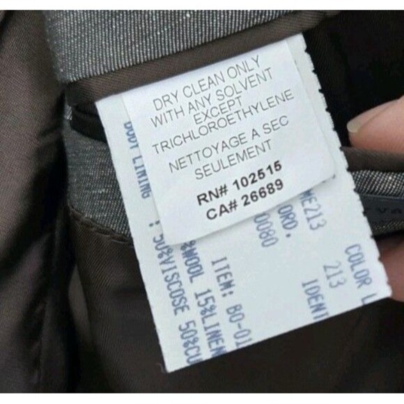 John Varvatos Men's Blazer Wool/Linen Blend - Picture 13 of 15